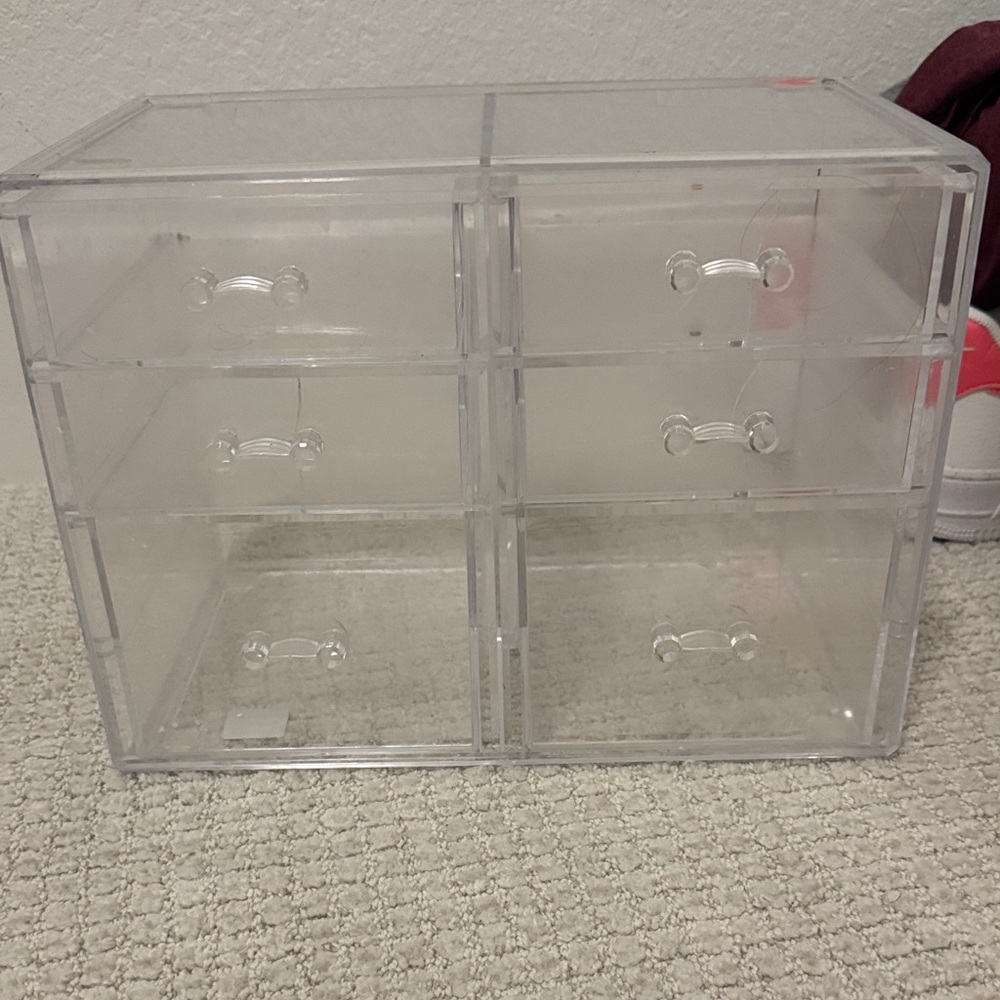 Transparent Multi-Drawer Makeup Organizer